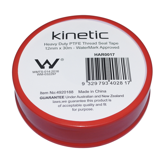 Kinetic Pink Premium Thread Seal Tape 12mm x 30m - Water Pipe Sealing – view 2 - Auzzistore