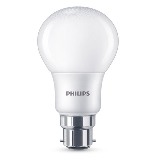 Philips A60 B22 LED Globe 700lm Warm White 6W 2 Pack - 61mm x 109mm – view 2
