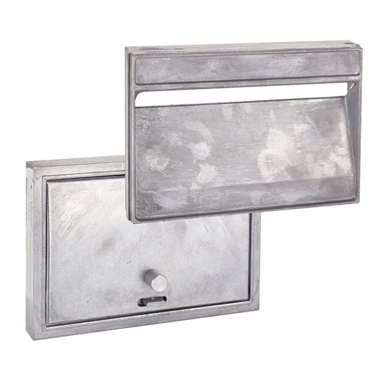 Sandleford Brick Letterbox - 160 x 235mm - Aluminium - Unpainted