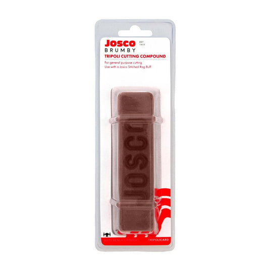 Josco Tripolicard Brown Polishing Compound 130mm Fats Wax Aluminium Oxide - Auzzistore