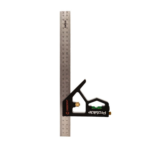 Crescent Lufkin 300mm Aluminium Combination Square - Durable - Lightweight - Auzzistore