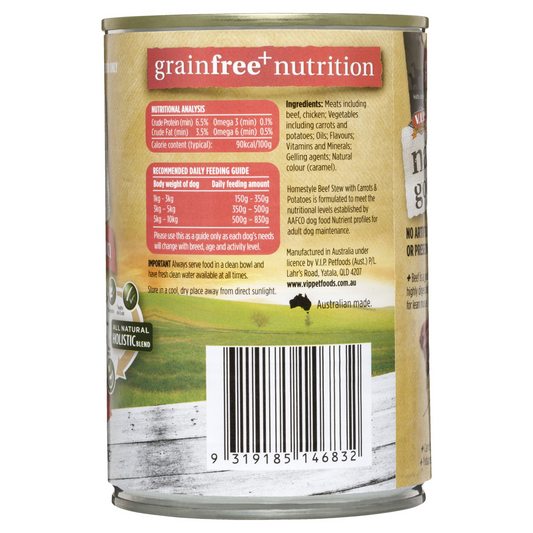 Natures Goodness Homestyle Beef Stew Wet Dog Food 400g - 12 Pack - Grain Free – view 2