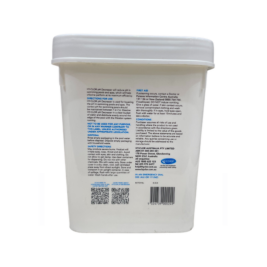 Hy Clor pH Decreaser - 3kg - Sodium Bisulphate - Powerful Control – view 2 - Auzzistore