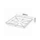 Eden Clear Porto Planter Saucer 380mm Polypropylene Lightweight Design