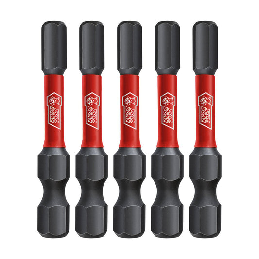 Full Boar Impact Torsion Bit - 50mm x HEX5 - Hardened S2 Steel - Magnetic Tips – view 2 - Auzzistore