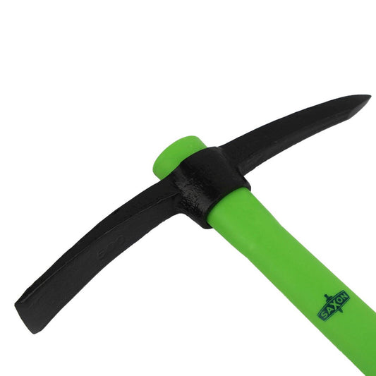 Saxon Mini Pick Mattock - 380mm - Fibreglass Handle - Carbon Steel Head - Lightweight – view 2