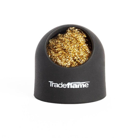 Tradeflame Brass Solder Tip Cleaner - 2 x 18g - Silicone & Brass - Non-Slip - Auzzistore
