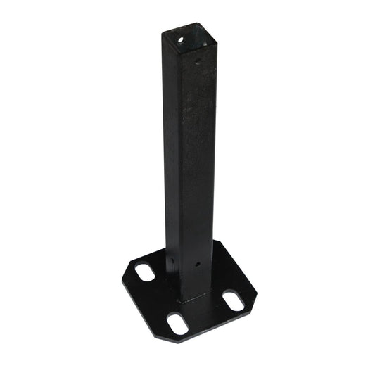 Jack Screen Up Base Plate - Aluminium 95mm Black Solid Foundation - Auzzistore