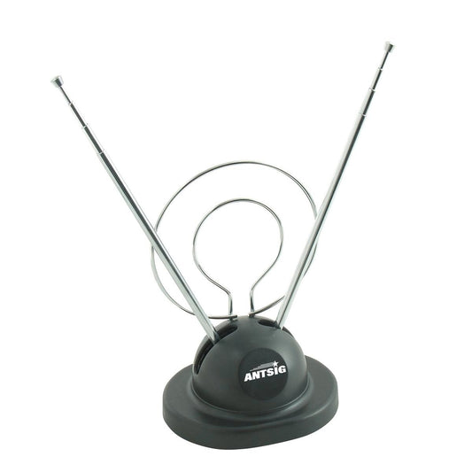 Antsig Indoor Digital Antenna - 14 x 26cm - Black - Non-Tip Design