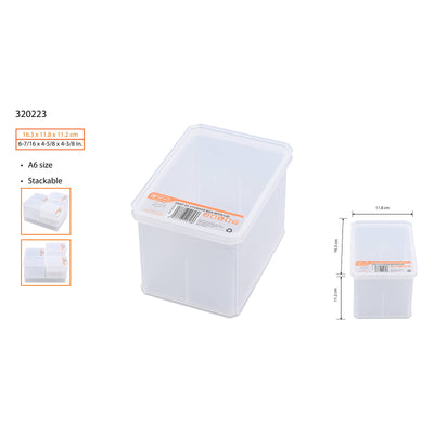 Tactix Small A6 Deep Storage Container - Plastic - Stackable - Durable