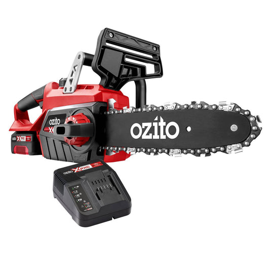 Ozito PXC 18V Cordless Chainsaw Kit - 250mm - 4.0Ah - Trimming & Cutting