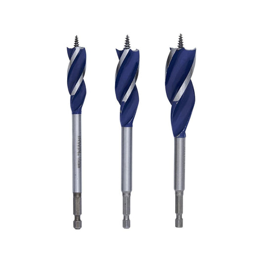 Irwin Speedbor Max Auger Bit Set - 16 20 25mm - Steel - Fast Chip Ejection - Auzzistore