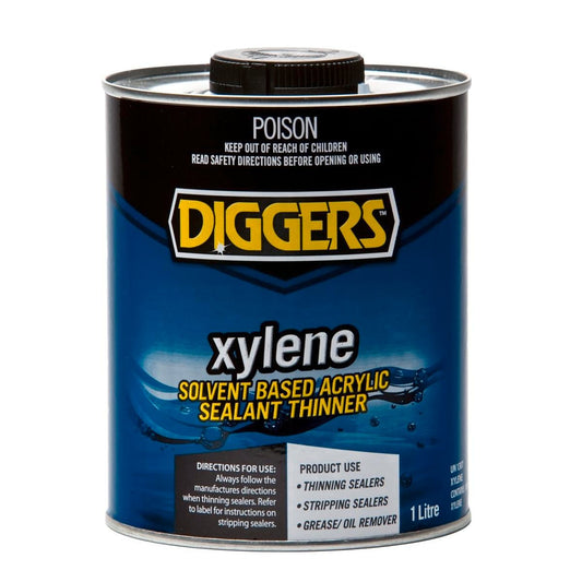 DIGGERS™ Xylene Solvent - 1L - Xylene & Benzene - Thinner/Stripper - Auzzistore