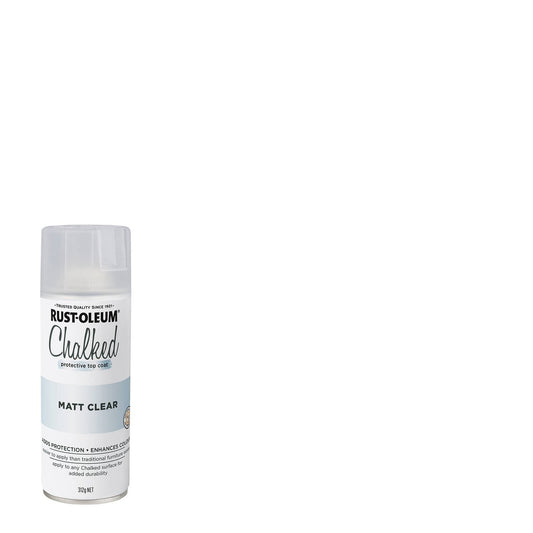 Rust Oleum Clear Ultra Matt Chalked Protective Top Coat 340g - 0.34L – view 2 - Auzzistore