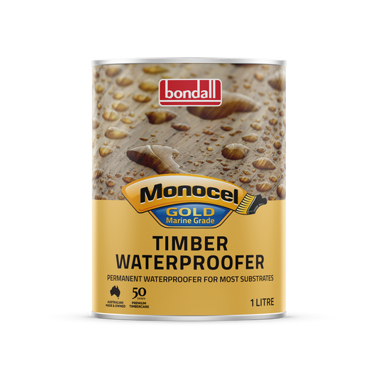 Bondall Monocel Timber Waterproofer - 1L - Clear - Moisture Protection - Auzzistore