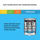 White Knight Rust Guard Enamel Paint - 1L - White Satin - Quick Dry - Durable