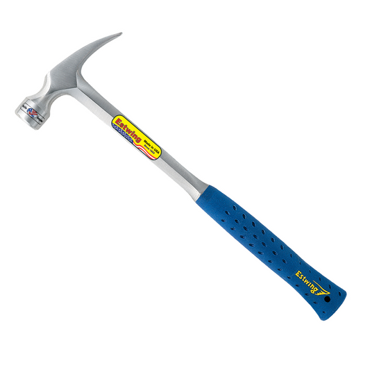 Estwing 28oz Framing Hammer - 795g - Vinyl Grip - Polished Steel - Auzzistore