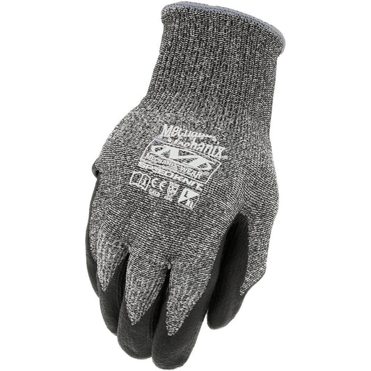 Mechanix Wear Large Speedknit CR5 Gloves - Cut Resistant - Nitrile Coated - Black & Grey - 127mm x 305mm - Auzzistore