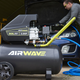 Ryobi Airwave Air Compressor 50L 2.0HP Metal Plastic Easy Move