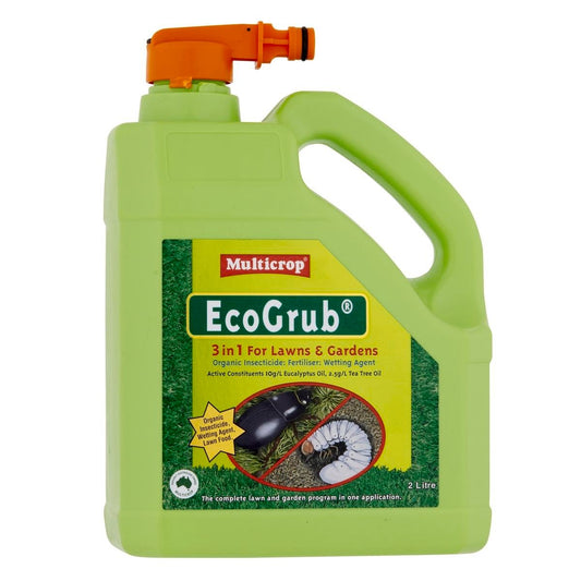 Multicrop EcoGrub - 2L - Plastic Bottle - Insecticide for Lawns - Auzzistore