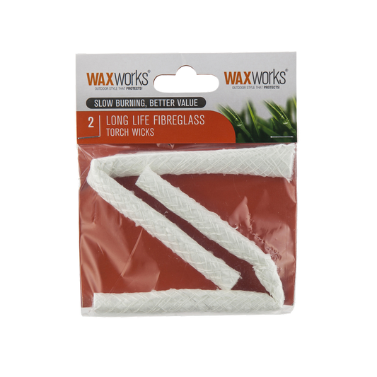 Waxworks Fibreglass Torch Wick - 22cm - Fibreglass - Outdoor Use