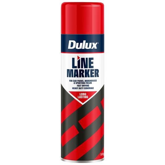 Dulux Red Spray Line Marker 500g - 0.5L - Fast Drying - High Luminance - Auzzistore