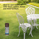 White Knight Rust Guard Terrain Satin Touch Up Spray Paint 300g