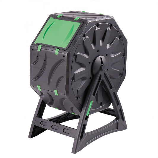 Saxon Compost Tumbler 65L - Durable Rotating Design for Efficient Composting - Auzzistore