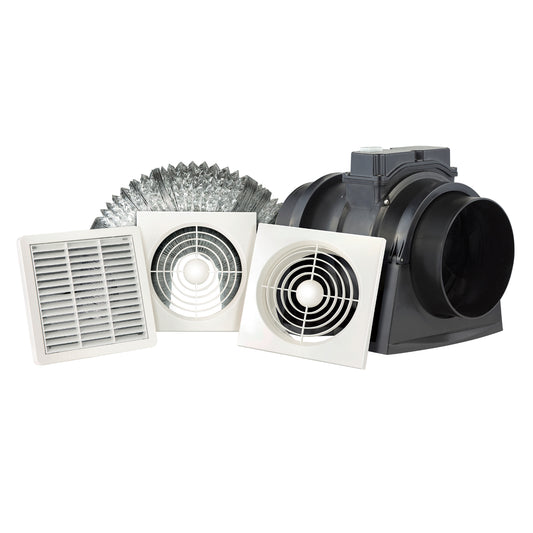 Hpm 150mm Inline Exhaust Fan Kit