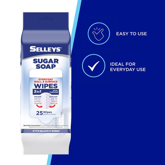 Selleys Sugar Soap Wipes - 25 Pack - Ethyl Alcohol - Dual Purpose – view 2 - Auzzistore