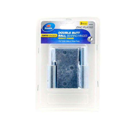 Zenith Zinc Plated Ball Bearing Hinges 2 Pack 104mm Steel Durable