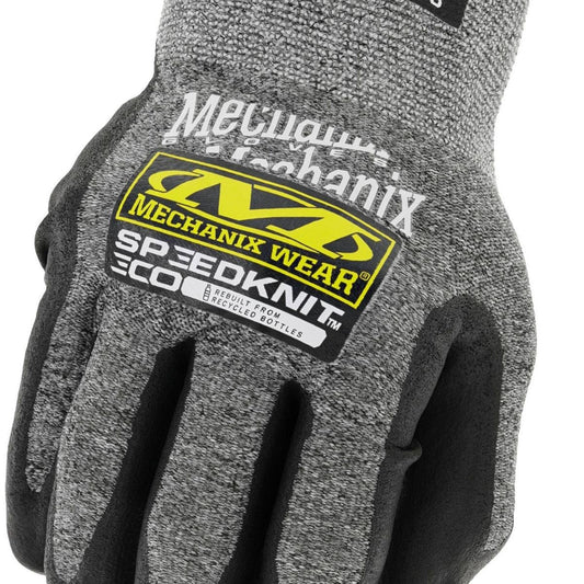 Mechanix Wear Eco Speedknit Gloves Large - High Dexterity - Touchscreen Capable - Foam Nitrile Grip - Auzzistore