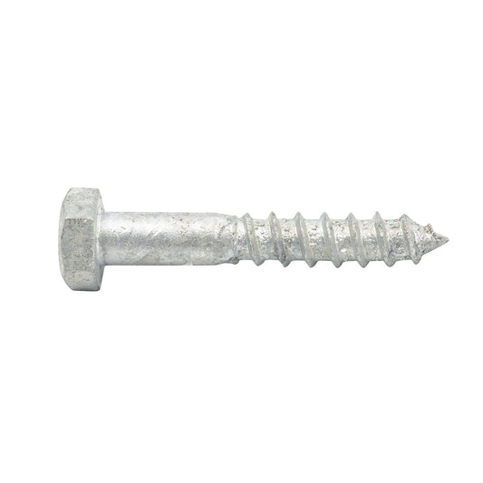 Zenith Hot Dip Galvanised Hex Head Coach Screws M8 x 50mm 25 Pack – view 2 - Auzzistore