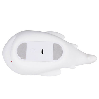 Mistral Shark Silicone Rechargeable Night Light - 190mm x 91mm x 103mm - Portable Touch Control