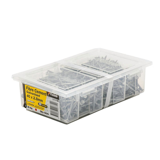 Paslode Galvanised Fibre Cement Nails 40mm 2.8mm 900 Pack Durable - Auzzistore