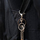 Taskmaster Gold Key Rings with Clip 5 Pack - 30mm Diameter - Gold Finish