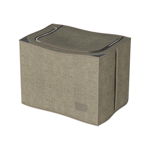 Flexi Storage Wardrobe Ash Tall Storage Case - 500mm x 350mm x 350mm - Breathable Non-Woven Fabric - Auzzistore