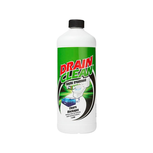 Drain Clean Septic Tank Treatment - 1L HDPE - Odour Reduction
