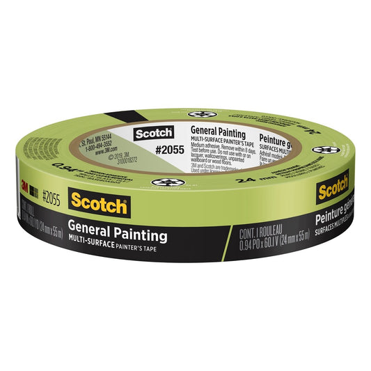 Scotch General Painting Masking Tape 24mm x 55m Medium Adhesive