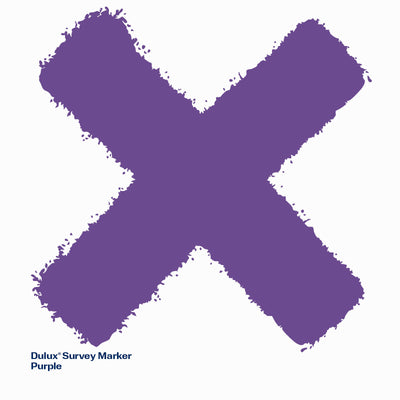 Dulux Survey Marker 350g Aerosol - Purple - High-Visibility Marking Spray