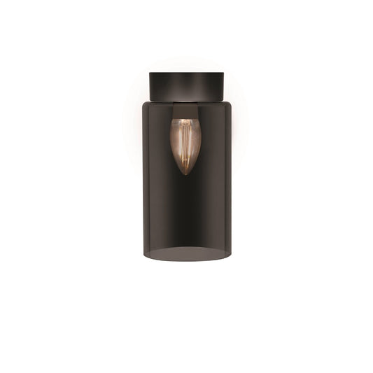 Mirabella Batten Fix - 115mm - Matt Black - Modern Design
