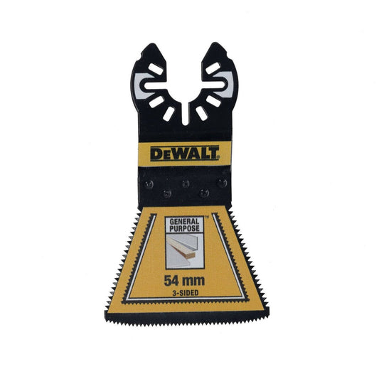 Dewalt 54mm 3 Sided Multi Tool Blade dt20773 Qz - Precision Cutting Tool - Silver - Auzzistore