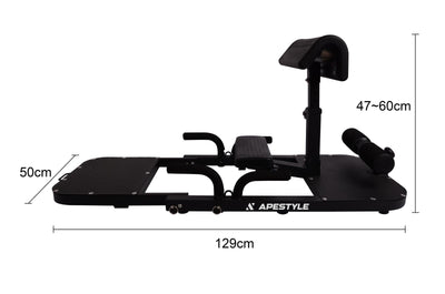 Ape Style Multifunctional Adjustable Height Gym Squat Machine