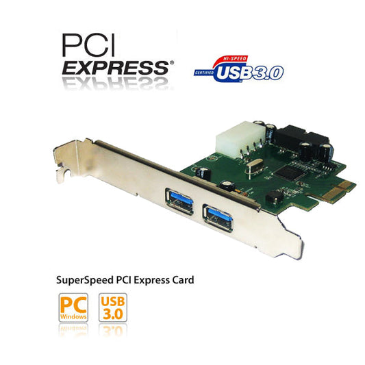 4 Port USB3.0 PCI-Expresses Card (2 External Port + Dual Port Internal Connector) | Auzzi Store