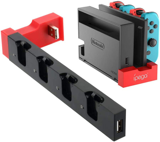 4 in1 Charger Station Stand for Nintendo Switch Joy-con with LED Indication | Auzzi Store