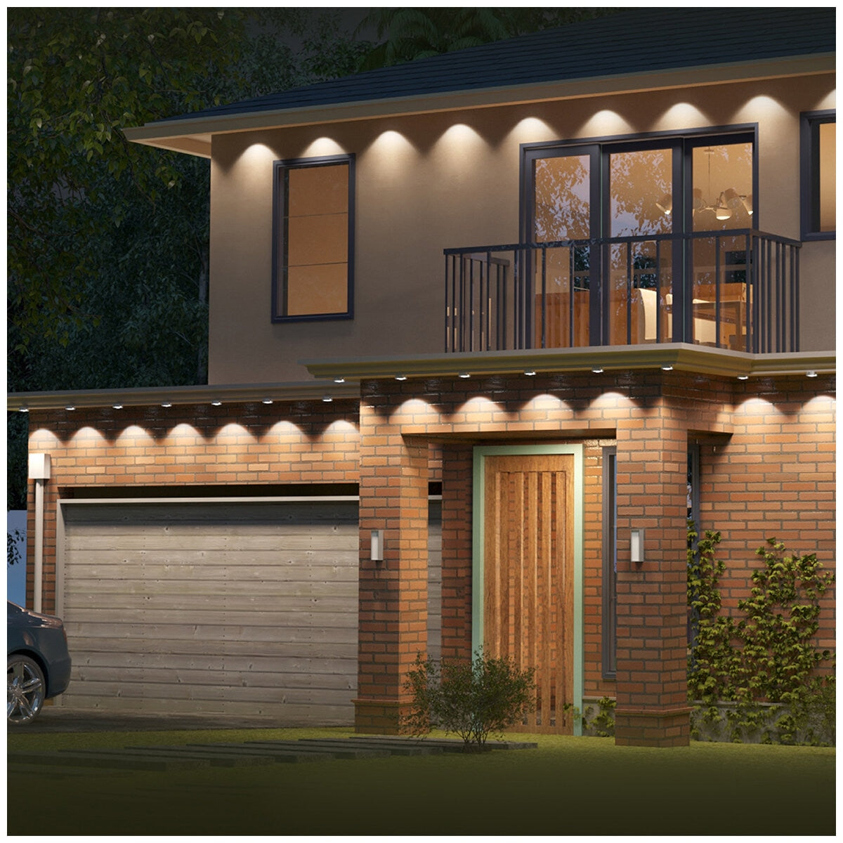 Govee 45m Permanent Outdoor Lights - RGBIC, IP67 Waterproof, Smart Control