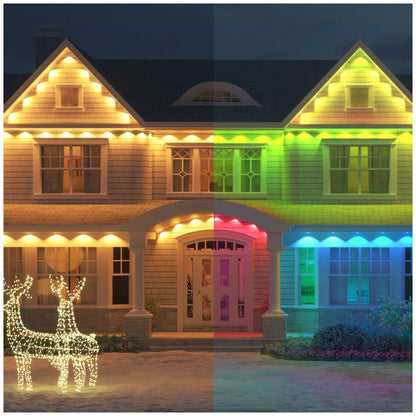 Govee 45m Permanent Outdoor Lights - RGBIC, IP67 Waterproof, Smart Control