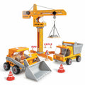 Hape Construction Trio Interactive Play Set E8854 Age 3+ Wooden