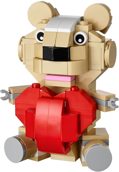 LEGO 40085 Valentine Bear - Buildable Teddy with Heart