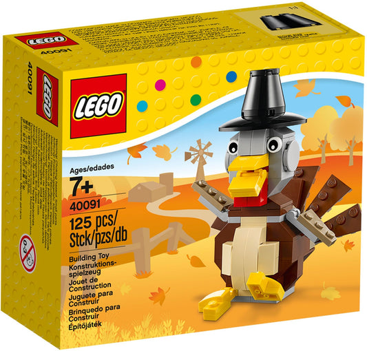 LEGO 40091 Thanksgiving Turkey - Buildable Festive Décor - Auzzistore
